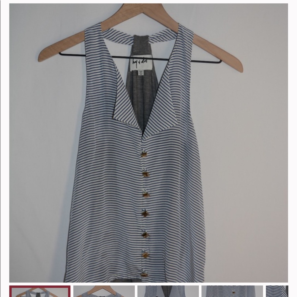 XS HI&dot tank blouse. Perfect condition!